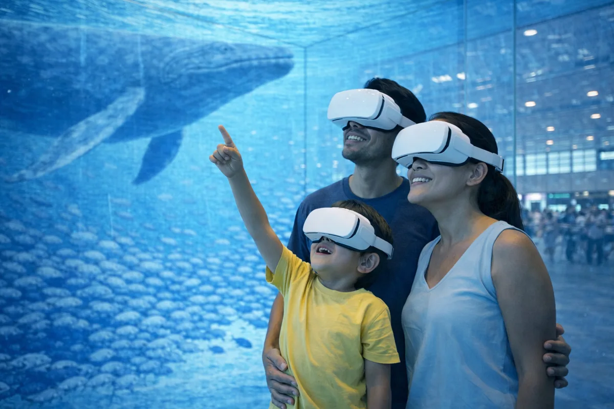 Mergulho em recife de coral conteúdo 360°